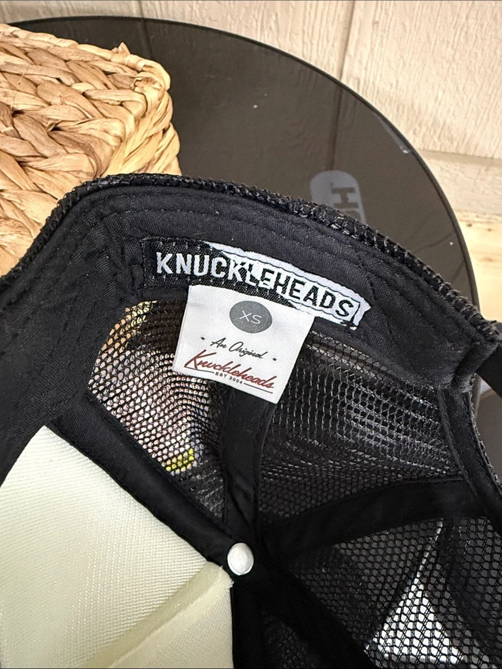 Black & White Kids Trucker Hat